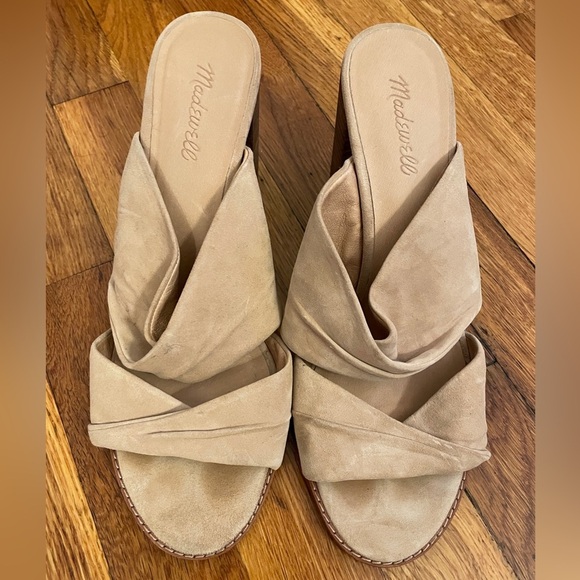 Madewell Alexandria Mule Sandal in Suede - Picture 2 of 4